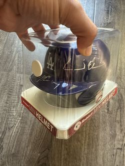 LA Dodgers Signed Mini Helmet Matt Kemp & Andre Ethier