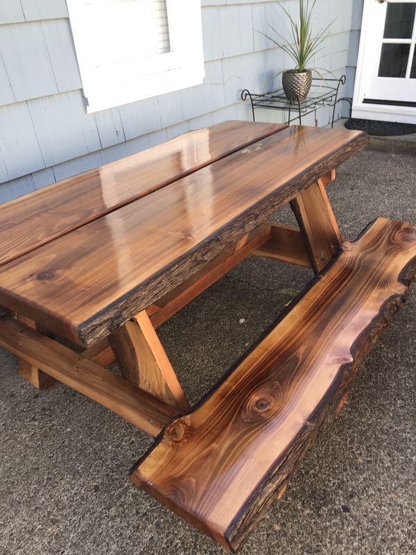 Live edge picnic table for Sale in Eugene, OR OfferUp