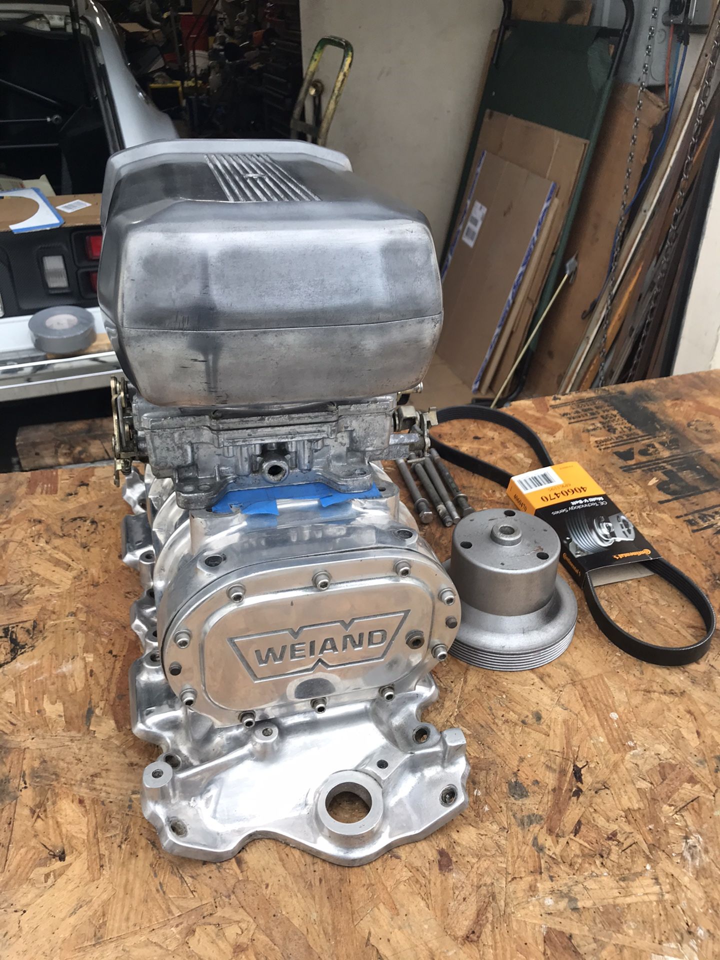 Weiand 142 Polished SBC Blower Supercharger For Sale In Gardena, CA ...