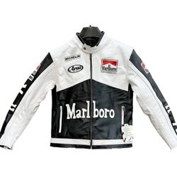 Brand New Marlboro Genuine Leather Jacket