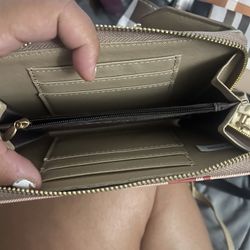 backpack and wallet