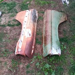 set of driver and passenger side fenders Chevy impala 1959