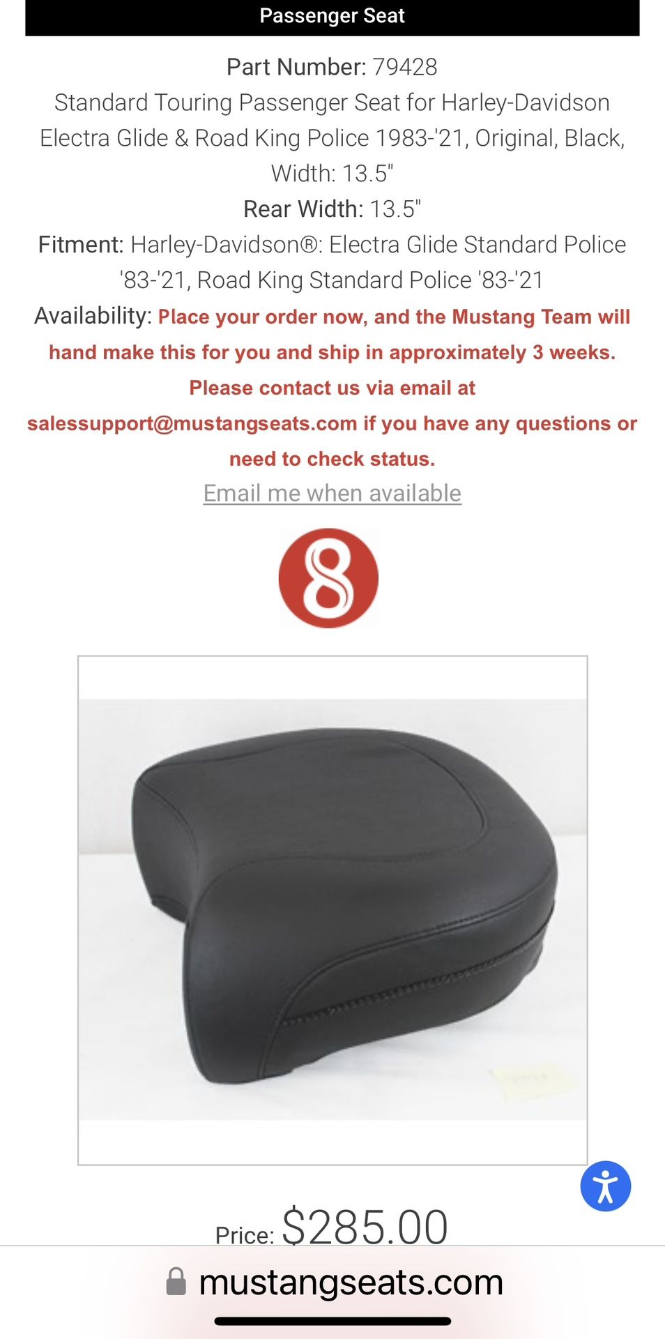 ‘97-Up Harley Davidson FLHP