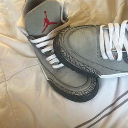 Jordan Retro 3 Cool Grey 7.5
