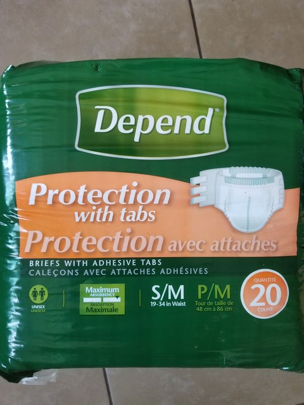 Depends adult diapers with tabs for Sale in Gardena, CA OfferUp