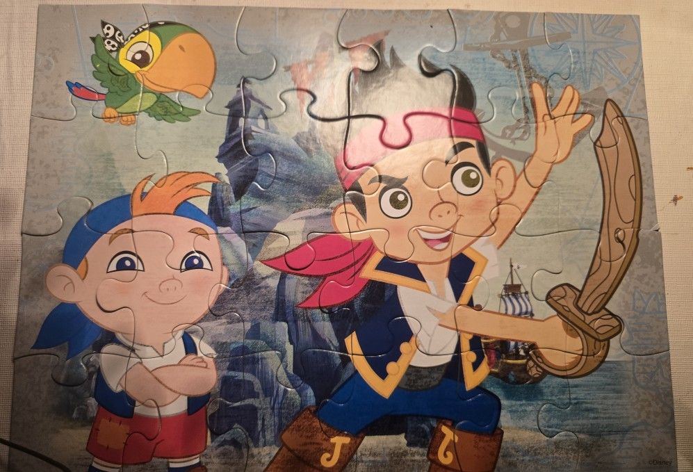 Jake The Pirot Puzzle 24 Piece New No Box