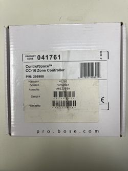 Bose ControlSpace CC-16 Wall Mount Zone Controller 41761