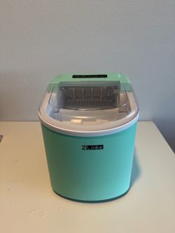 Cute Mint Green Portable Ice Maker - Like New!
