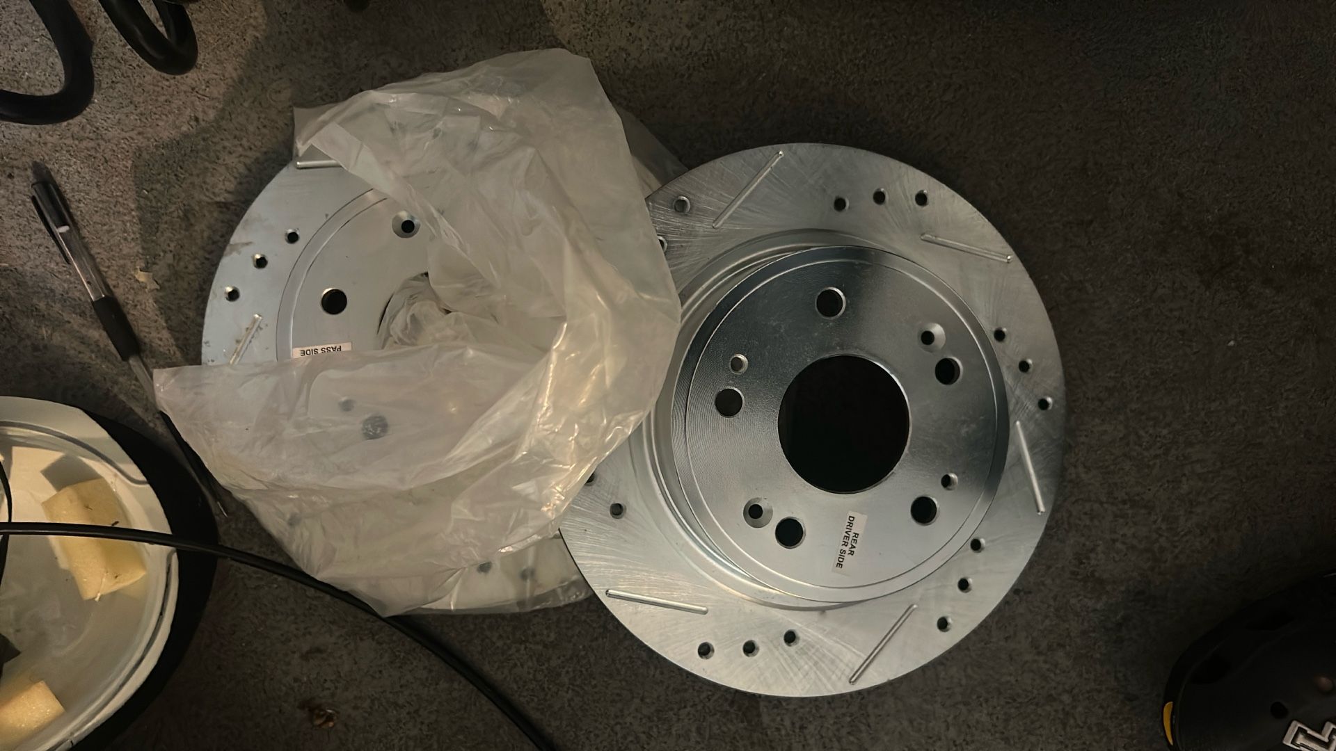 rear 10th gen accord drilled rotors