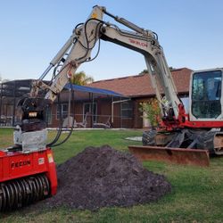 2016 Takeuchi TB290 Excavator A/C Heat Fecon Forestry Mulcher Power Tilt Coupler