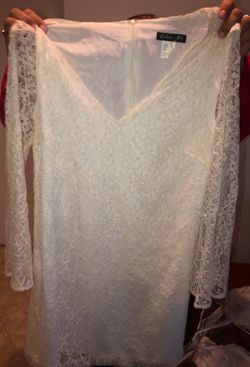White dress size 12