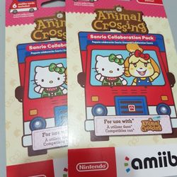 Animal Crossing Sanrio Amiibo Cards (6 Characters)