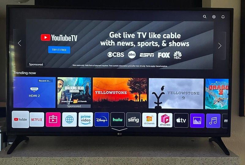 LG Smart Tv 4k 50"