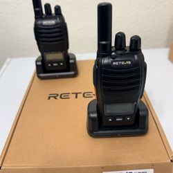 2 Pack Retevis H777D Long Range Walkie Talkie Two Way Radios