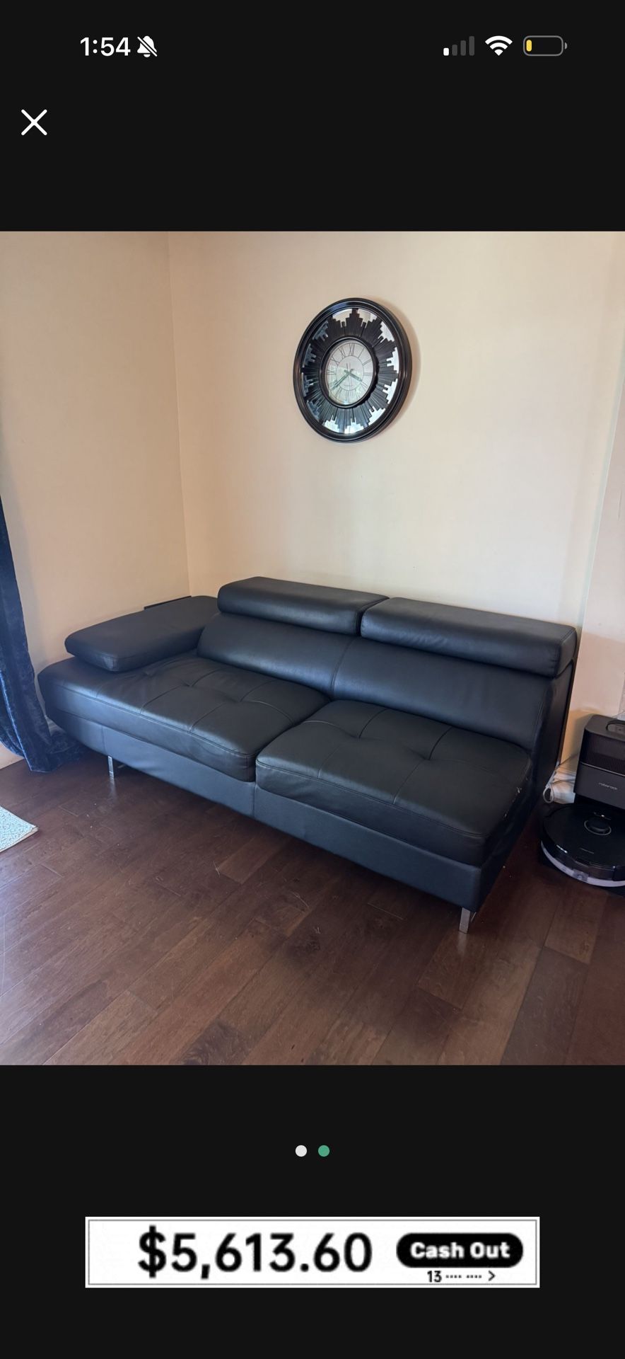 Leather Couch 