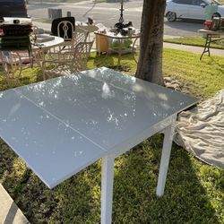White Formaica Extending Table