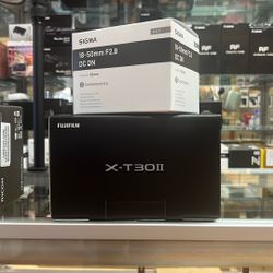 Fujifilm X-T30II With Sigma 18-50mm F2.8 