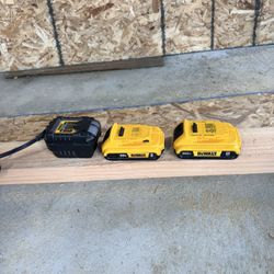dewalt batteries and charger