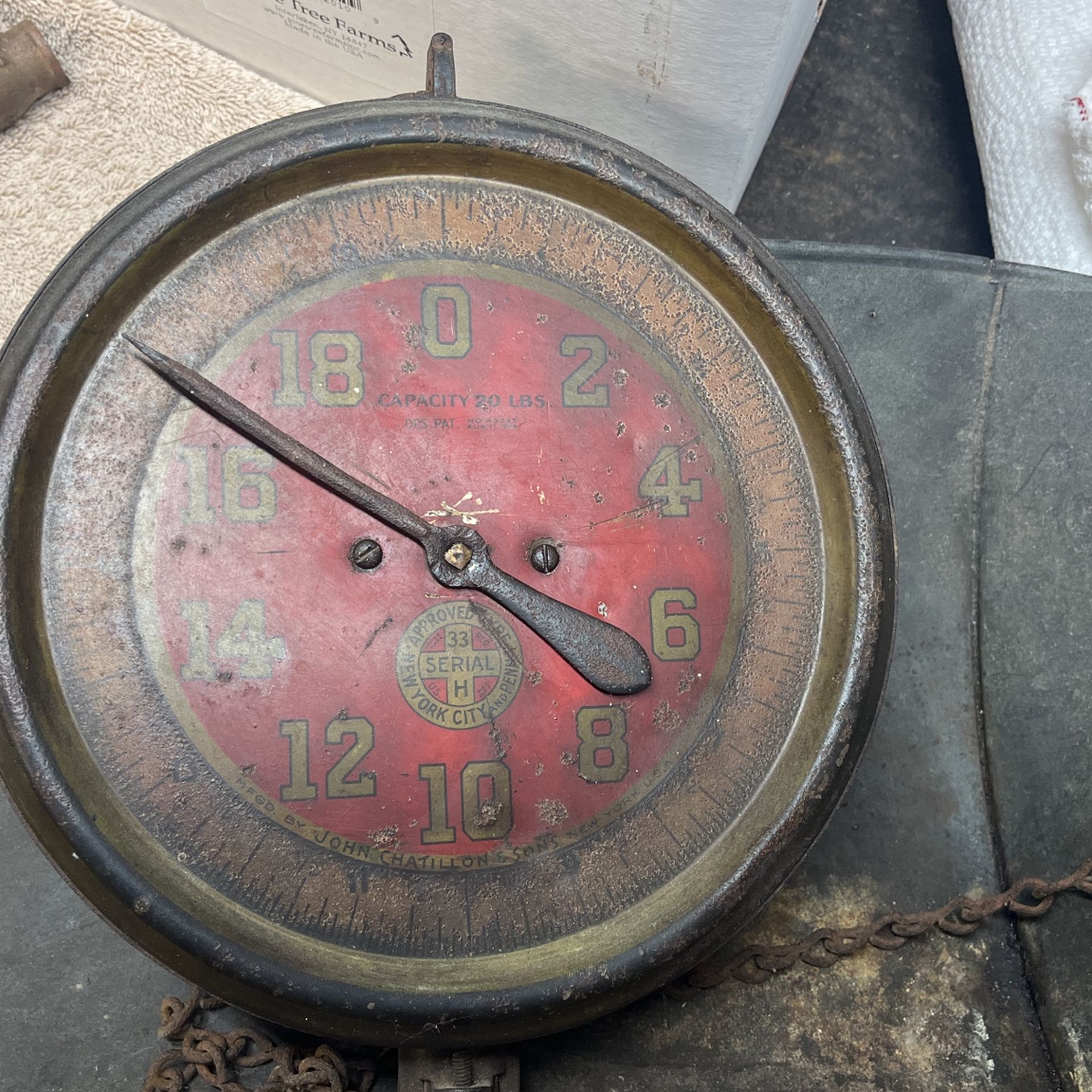 John Chatillon & Sons Antique Scale 