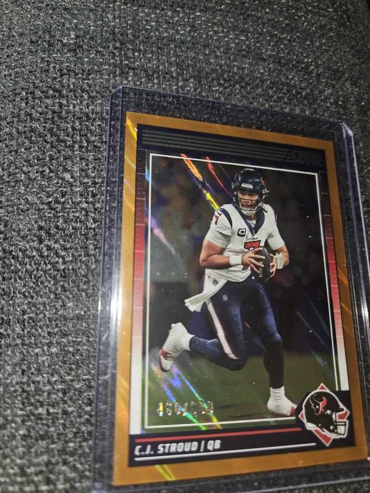 2024 Score Gold Refractor CJ STROUD
