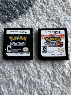 Authentic Pokémon Black & White 2 Nintendo DS Cartridges