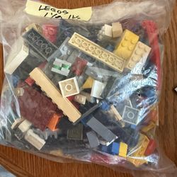 Legos Assorted Loose Mixed Pieces. Bag - 1.5 Lbs 