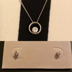 10KW necklace and 14KW earrings