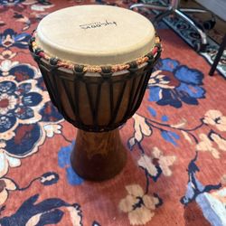 Tycoon Percussion Rope-Tuned Wood Djembe Hand Drum Analog, 1-Piece - $150 