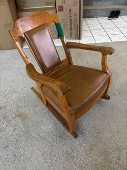 wood rocking chair