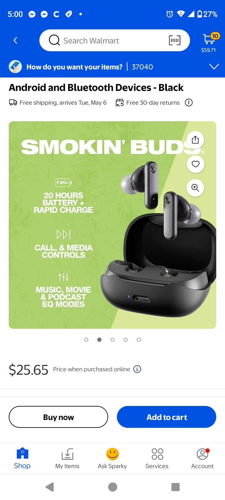 Skull Candy Smoking Buds