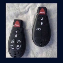 Dodge Caravan Charger Ram Durango Jeep Grand Cherokee Keys Remotes Llaves 