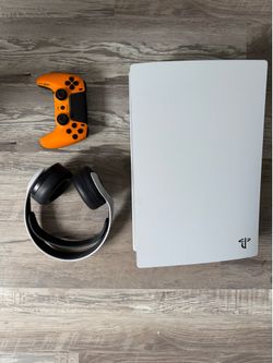 PS5 Digital Edition - Scuff reflex pro controller - Pulse 3D Headset