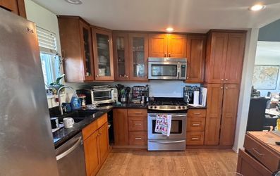 Full set of solid wood kitchen shaker cabinets