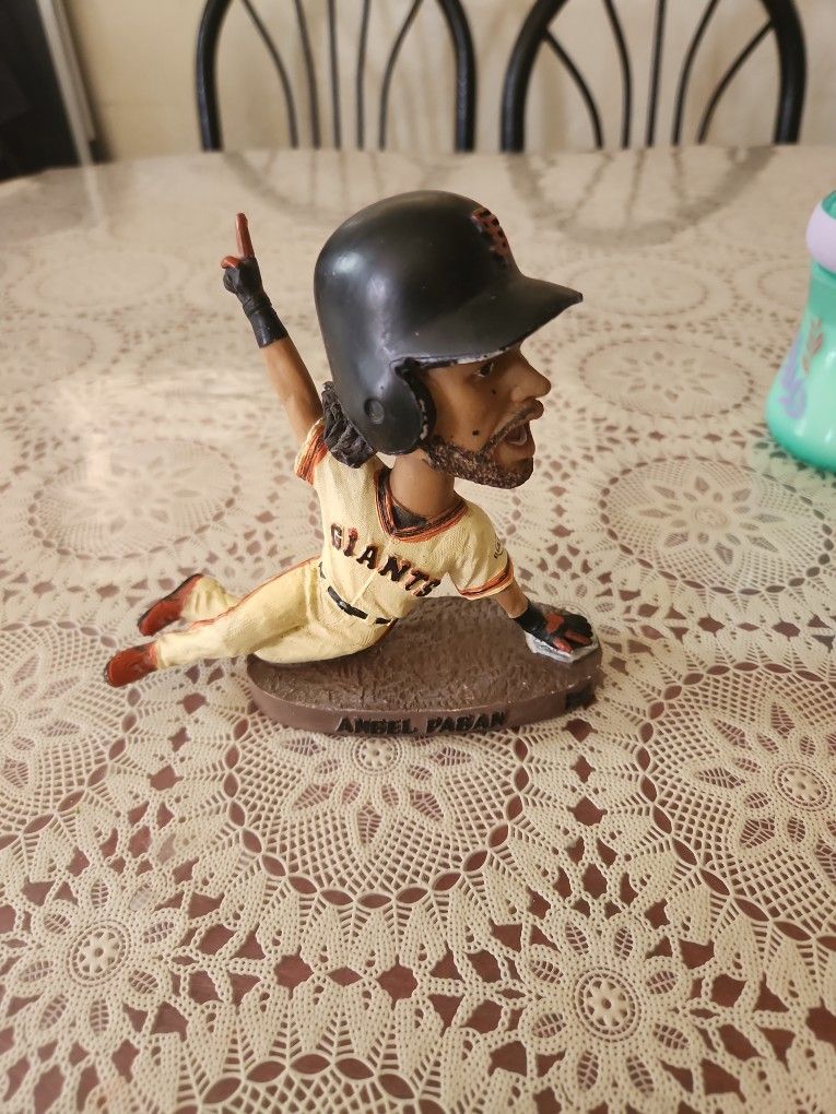 SF Giants Angel Pagan Inside The Park Homerun Bobblehead 2014