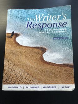 The writer’s response book