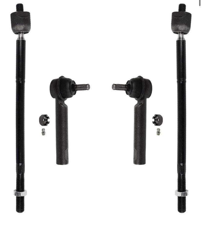 4pc Front Tire Rod And Front Strut And Coil