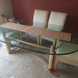 Six Place Setting Dining Table