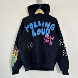 Rolling Loud 2021 Hoodie Heavy weight Black Size Large