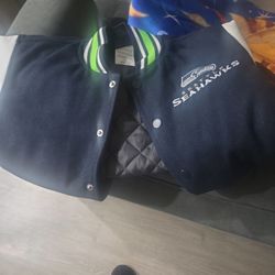 Seahawks Coat Size Smalll Child 8 