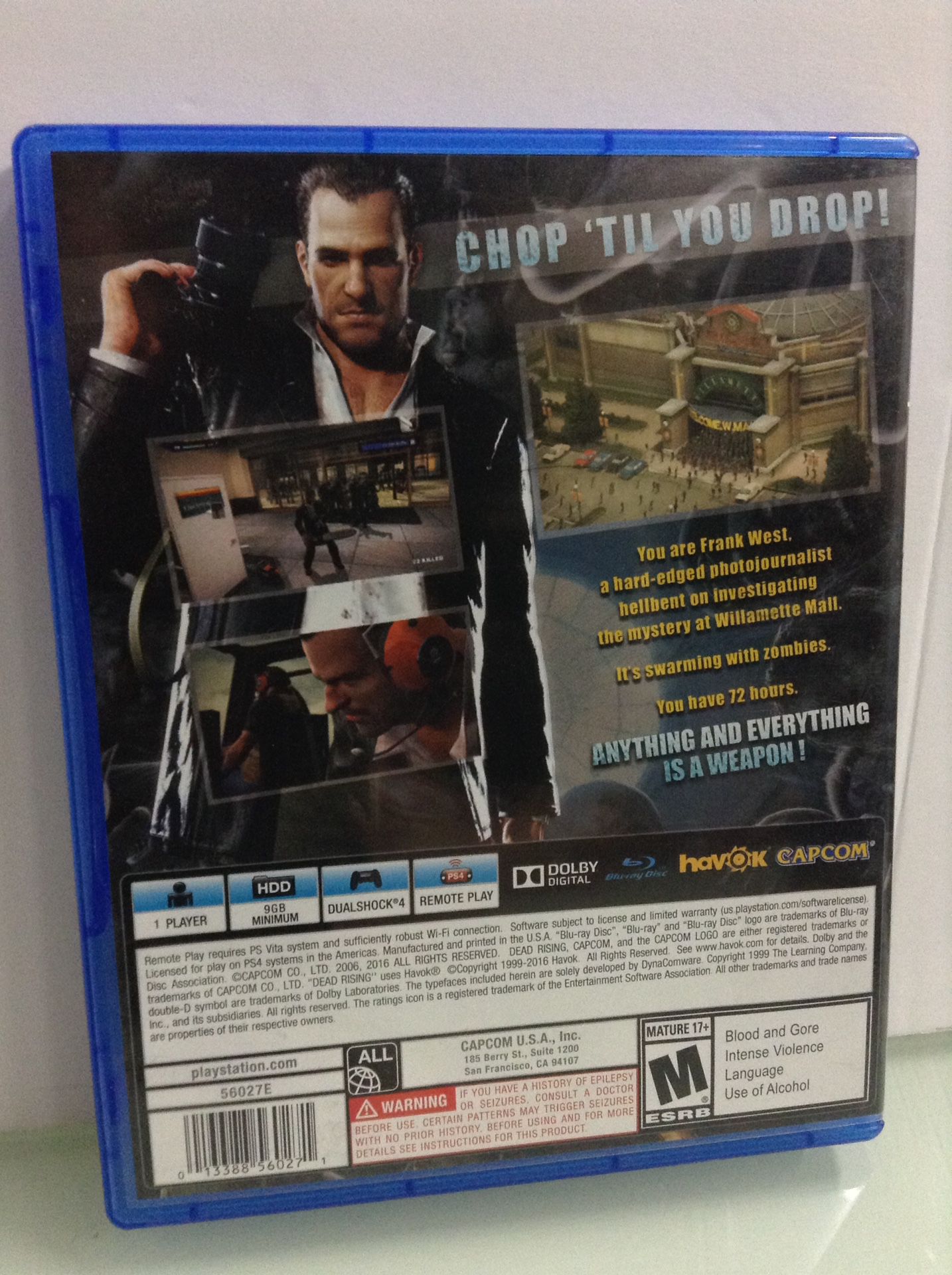 Ps4 PlayStation 4 Game Dead Rising for Sale in Homestead, FL