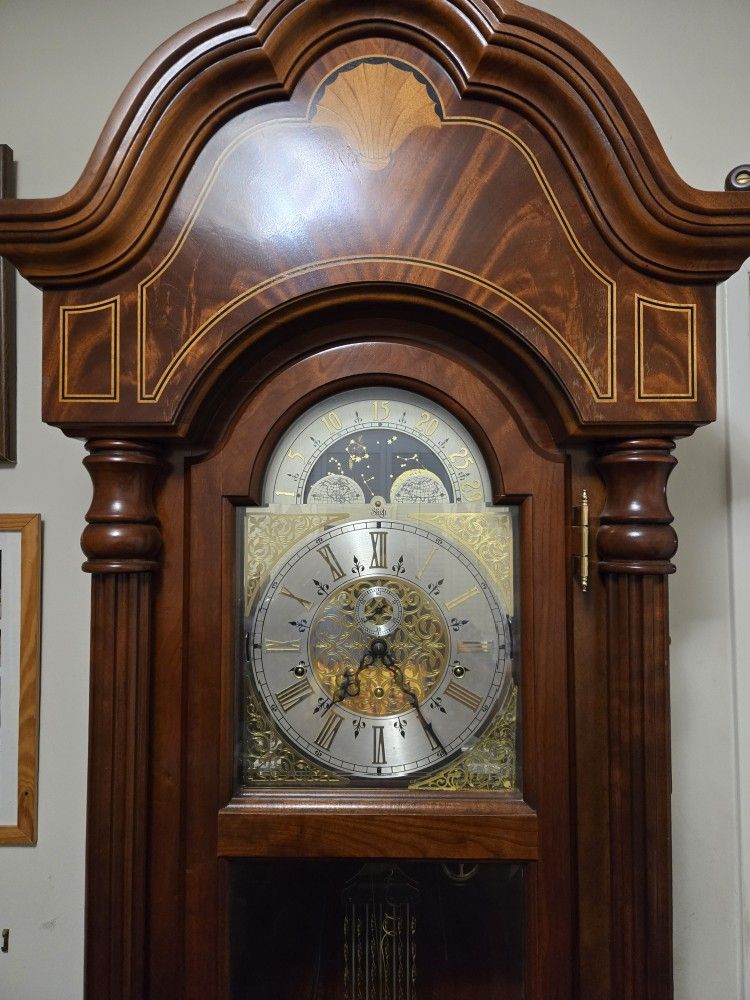Sligh Federal Style Grandfather Clock
