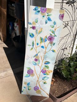 Artwork on canvas