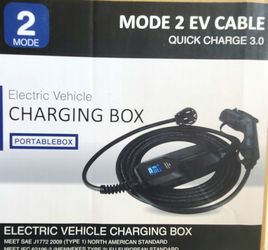 Fast Charge Portable Level 2 EV charger - 25' Length