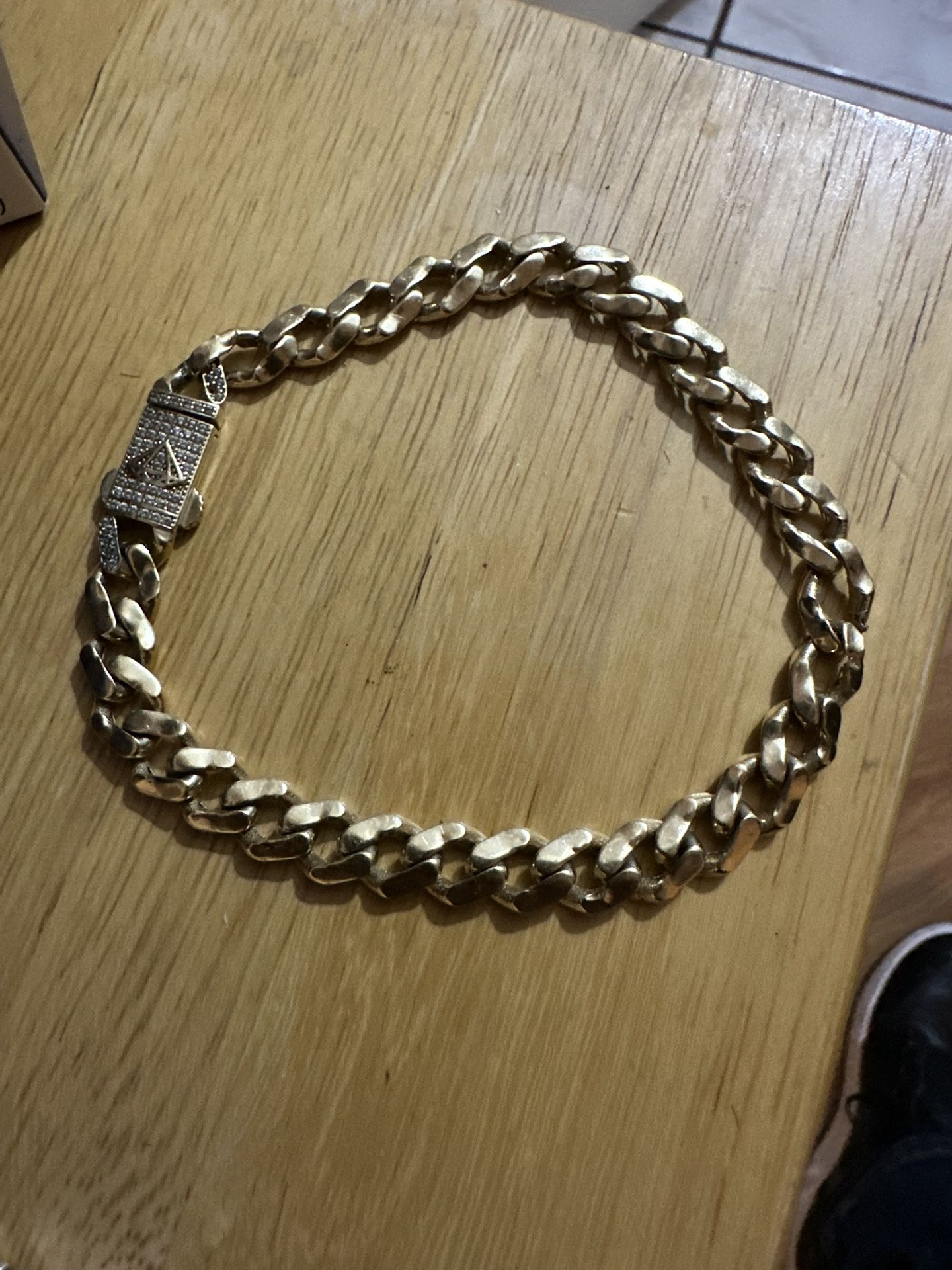 Gold Cuban Link Bracelet