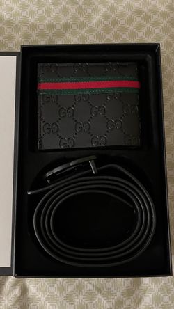 Gucci GG Wallet and Belt Gift Set