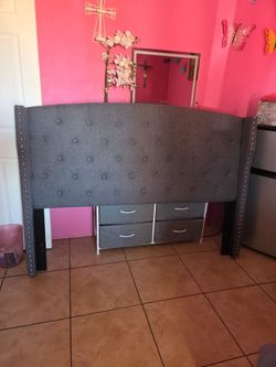 Queen bed headboard