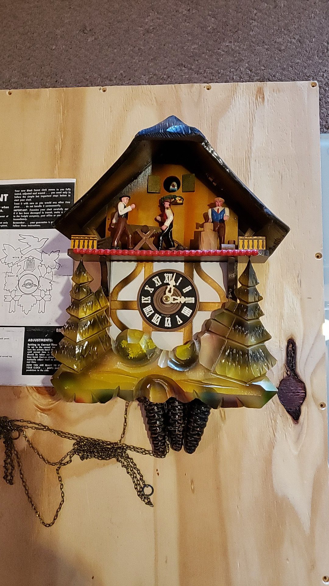 Antique clock. Made in Germany
