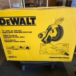 DEWALT 15 Amp Corded 12 in. Compound Double Bevel Miter Saw #184765