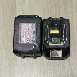 2 Makita Batteries 5Ah 