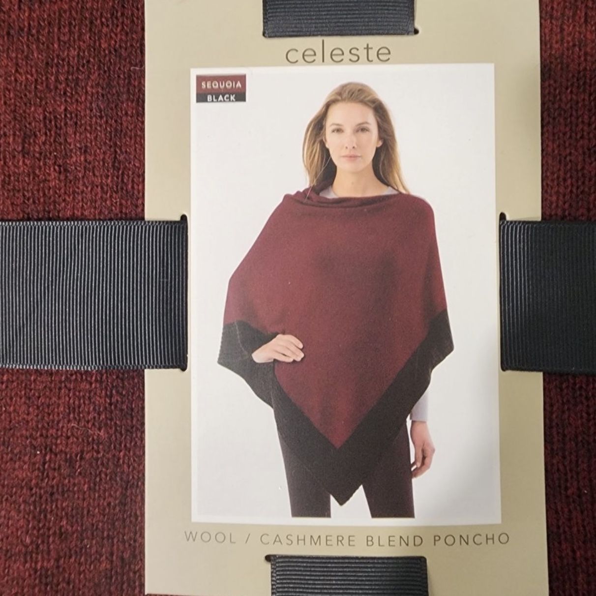 Celeste wool cashmere poncho cheap